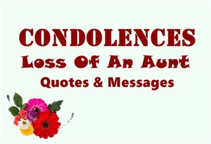 Discover Heartfelt Condolences For The Loss Of An Aunt