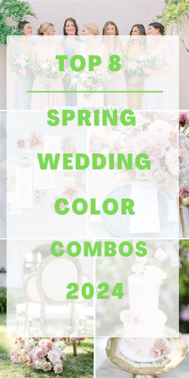 Discover The Alluring Color Trends For 2024 Weddings