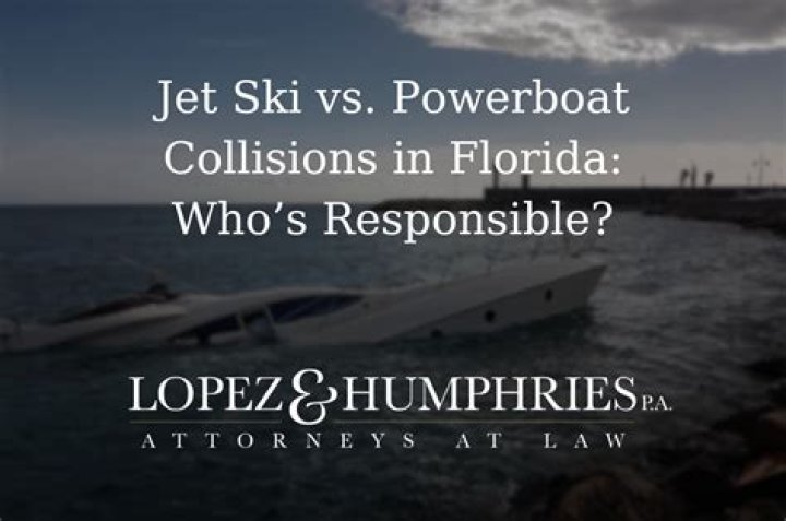 Jet Ski Vs. Boat Collisions