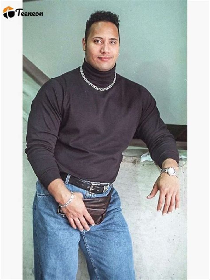 The Rock In The Black Turtle Neck
